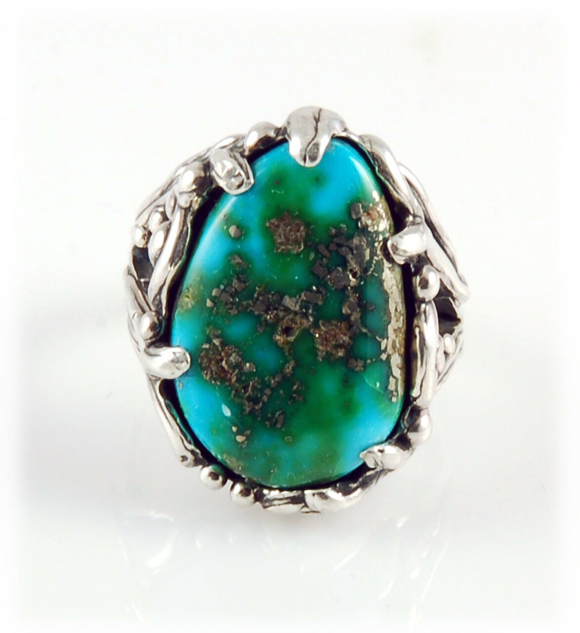 Sonoran Gold Turquoise Ring by Nattarika Hartman