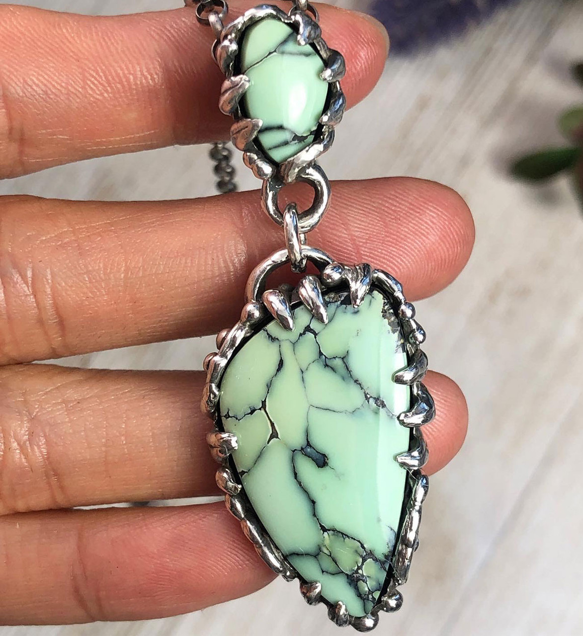 Tortoise Variscite Necklace